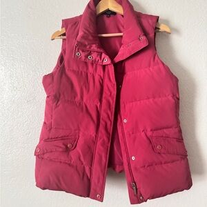 Talbots Pink Puffer Vest